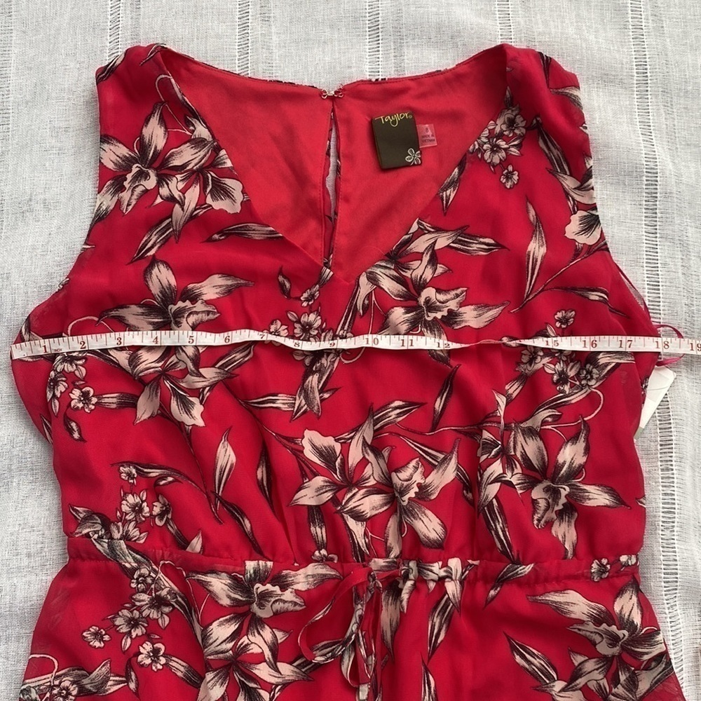 Taylor NWT Hot Pink Maxi Dress, size 8. - Picture 15 of 17